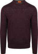 Suitable Merino Pullover Bordeaux