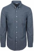 McGregor Overhemd Flanel Melange Blauw