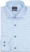 Olymp Luxor Overhemd Extra Lange Mouw Multicheck Blauw