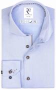 R2 Overhemd Fine Twill Lichtblauw