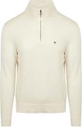 Tommy Hilfiger Half Zip Trui Essential Off White