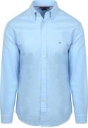 Tommy Hilfiger Flanel Overhemd Lichtblauw
