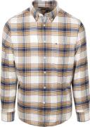 Tommy Hilfiger Flanel Overhemd Ruit Beige