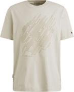 Cast Iron T-shirt Print Ecru
