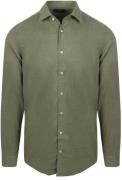 Suitable Overhemd Flanel Olive