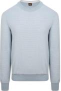 BOSS Trui Klapok Blauw