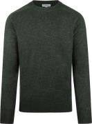 McGregor Trui Lamswol Melange Donkergroen
