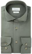 Profuomo Twill Overhemd Army Groen
