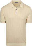 Suitable Knitted Jacquard Polo Sand