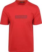 Napapijri T-shirt Logo Rood