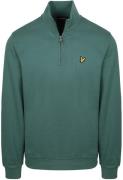 Lyle & Scott Sweat Half Zip Everglade Groen