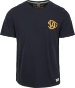 Superdry Neon Relaxed T-Shirt Navy