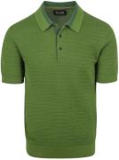 Scotch And Soda Knitted Polo Structure Groen