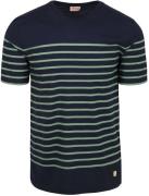 Armor-Lux Etel T-Shirt Strepen Navy Groen