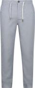Scotch and Soda Chino Warren Cotton Linen Blauw