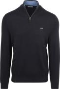 McGregor Half-Zip Trui Cotton Cashmere Navy