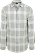 State Of Art Overhemd Ruit Groen