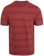 Levi's T-shirt Classic Streep Rood