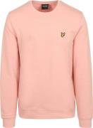 Lyle & Scott Sweat Crewneck Grapefruit Roze