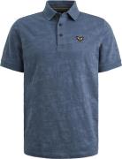 PME Legend Poloshirt Jacquard Jersey Bijou Blue