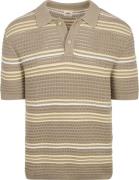 Levi's Polo Knit Stripe Beige