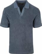 Marc O'Polo Poloshirt Riva Terry Cloth Blauw