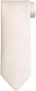 Suitable Stropdas Zijde Dots Off White -