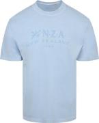 NZA T-shirt Faded Logo Sky Blue