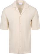 Supply & Co Short Sleeve Overhemd Stretch Off White