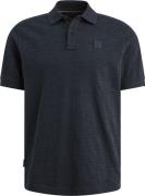 PME Legend Poloshirt Jacquard Jersey Navy