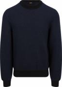 BOSS Trui Aspoki Navy Zwart