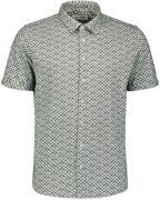 No Excess Short Sleeve Jersey Overhemd Print Groen