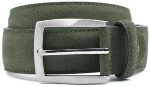 Suitable Leren Riem Suede Groen