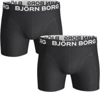 Bjorn Borg Boxers Solid Black 2 Pack