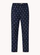 Ralph Lauren Pyjamabroek met logoprint en steekzakken