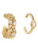 Franky Amsterdam The Venice ear cuff verguld set van 2