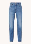 HUGO BOSS The Ada high waist straight leg jeans met medium wassing