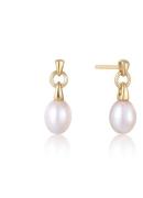 Ania Haie Pearl Drop Stud oorstekers verguld