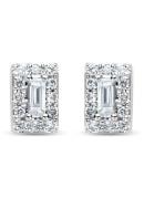 Diamond Point Witgouden oorsieraden, 0-18 ct diamant, Petite Romance