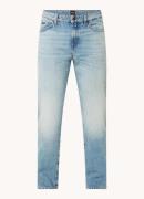 HUGO BOSS Re-maine straight leg jeans met lichte wassing