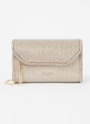 Dune London Bellini clutch met logo