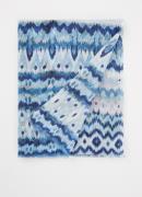 Gerard Darel Palmyre sjaal van zijdeblend met print 185 x 70 cm