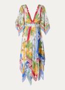 Farm Rio Tropical Destination midi tuniekjurk met bloemenprint