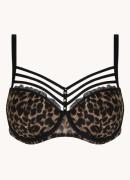 Marlies Dekkers Vixen voorgevormde balconette bh met panterprint