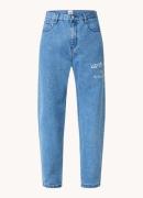 Arte Antwerp Laser Artwork straight leg jeans met medium wassing