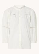 ba&sh Chemise tamie blouse met opengewerkt detail