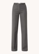 The Frankie Shop Lyra mid waist flared fit pantalon in wolblend