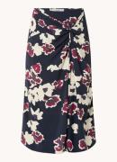 ba&sh Meona midi rok met bloemenprint en split