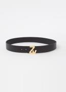 Zadig&Voltaire ZV riem van leer met logo