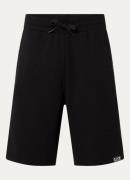 Emporio Armani Straight fit korte joggingbroek met logoband